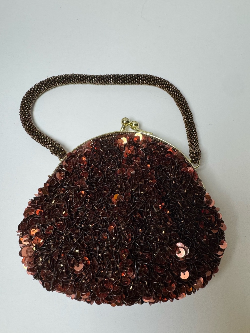 VintageCache Small Evening Bag Sequins & Beads Formal